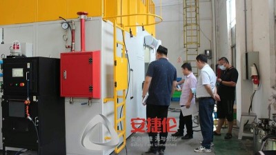 【機器人噴膠機驗收】無錫橡膠減震客戶驗收新型機器人噴涂設(shè)備